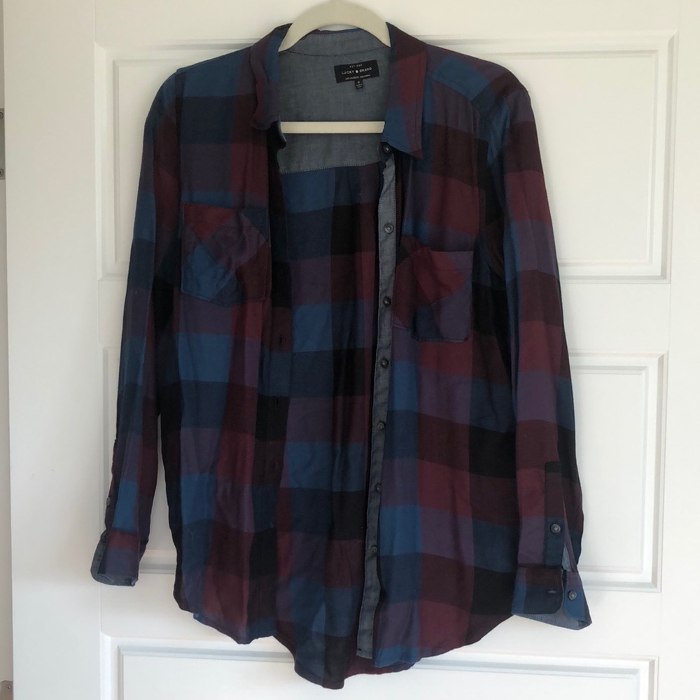 Lucky Brand plaid button up